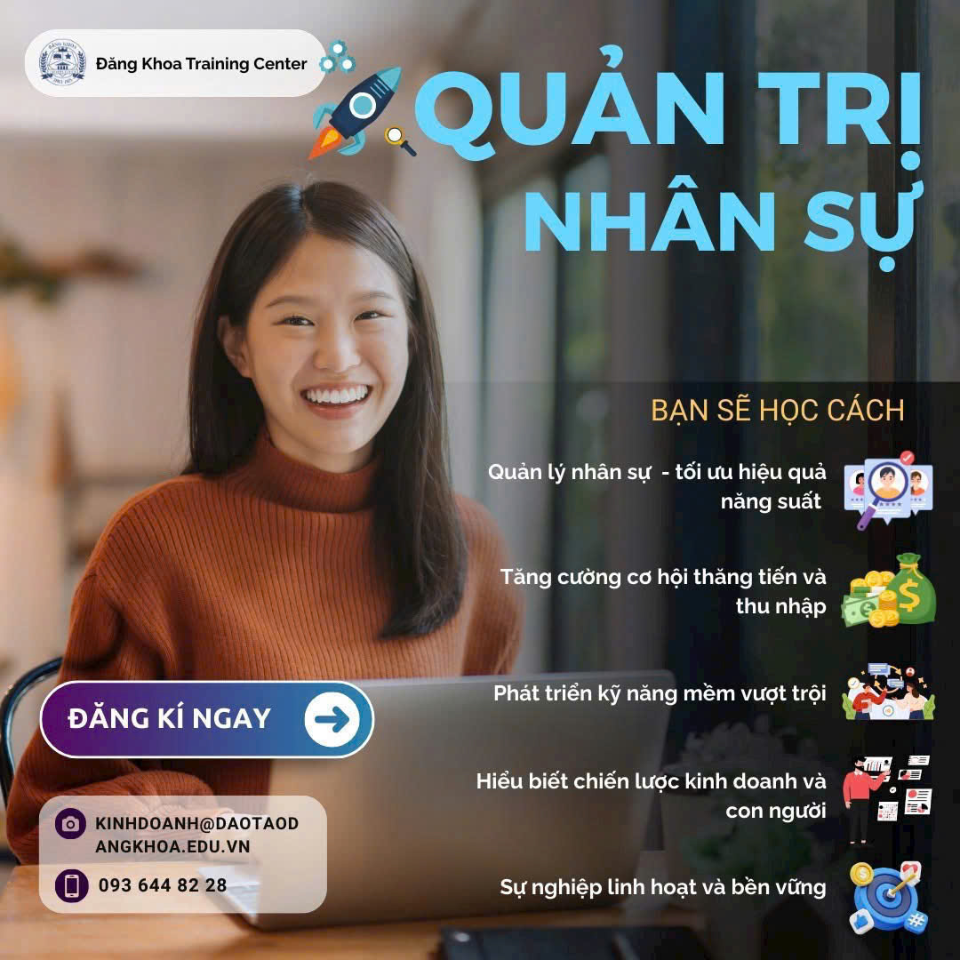 🔥 TUYỂN SINH KHÓA ĐÀO TẠO NGHỀ NHÂN SỰ – CHỈ 20 BUỔI ONLINE 🔥